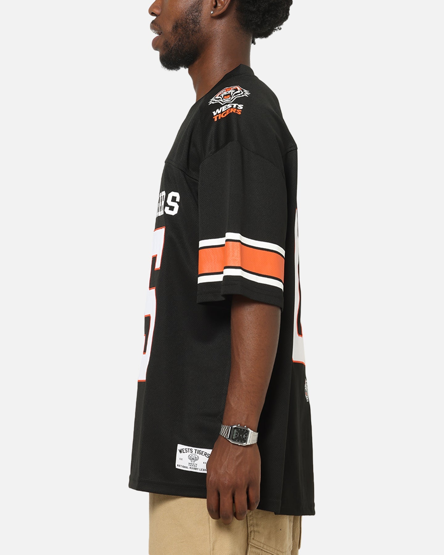 Bleacher Athletic Wests Tigers NRL Gridiron Mesh Jersey Official Team Color