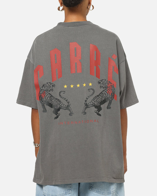 Carre Tiger Glow T-Shirt Washed Charcoal