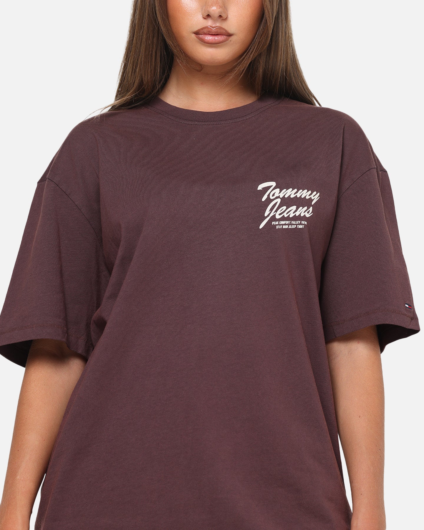 Tommy Jeans Relax Novelty T-Shirt Brown