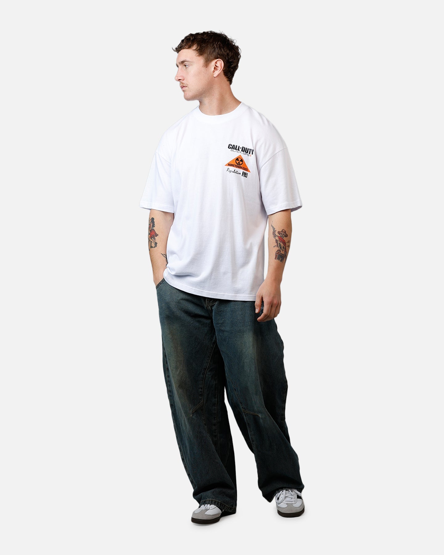 73Studio X Call Of Duty Black Ops II Nuketown T-Shirt White