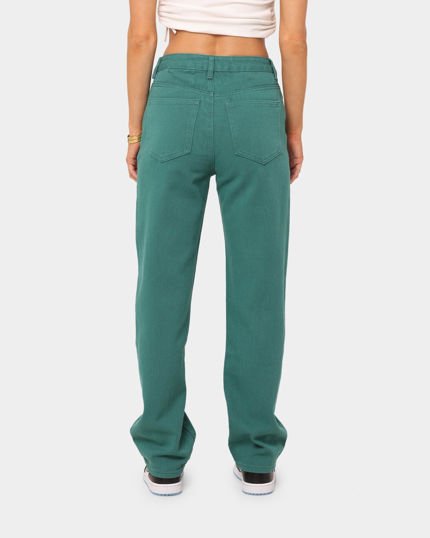 XXIII Women's Tess Wide Leg Jean Forest Green