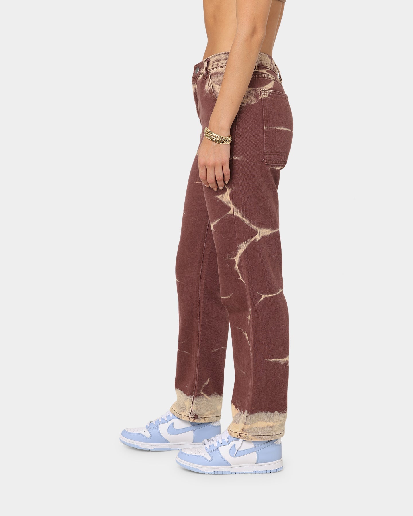 XXIII Women's Xico Tie Dye Jeans Brown