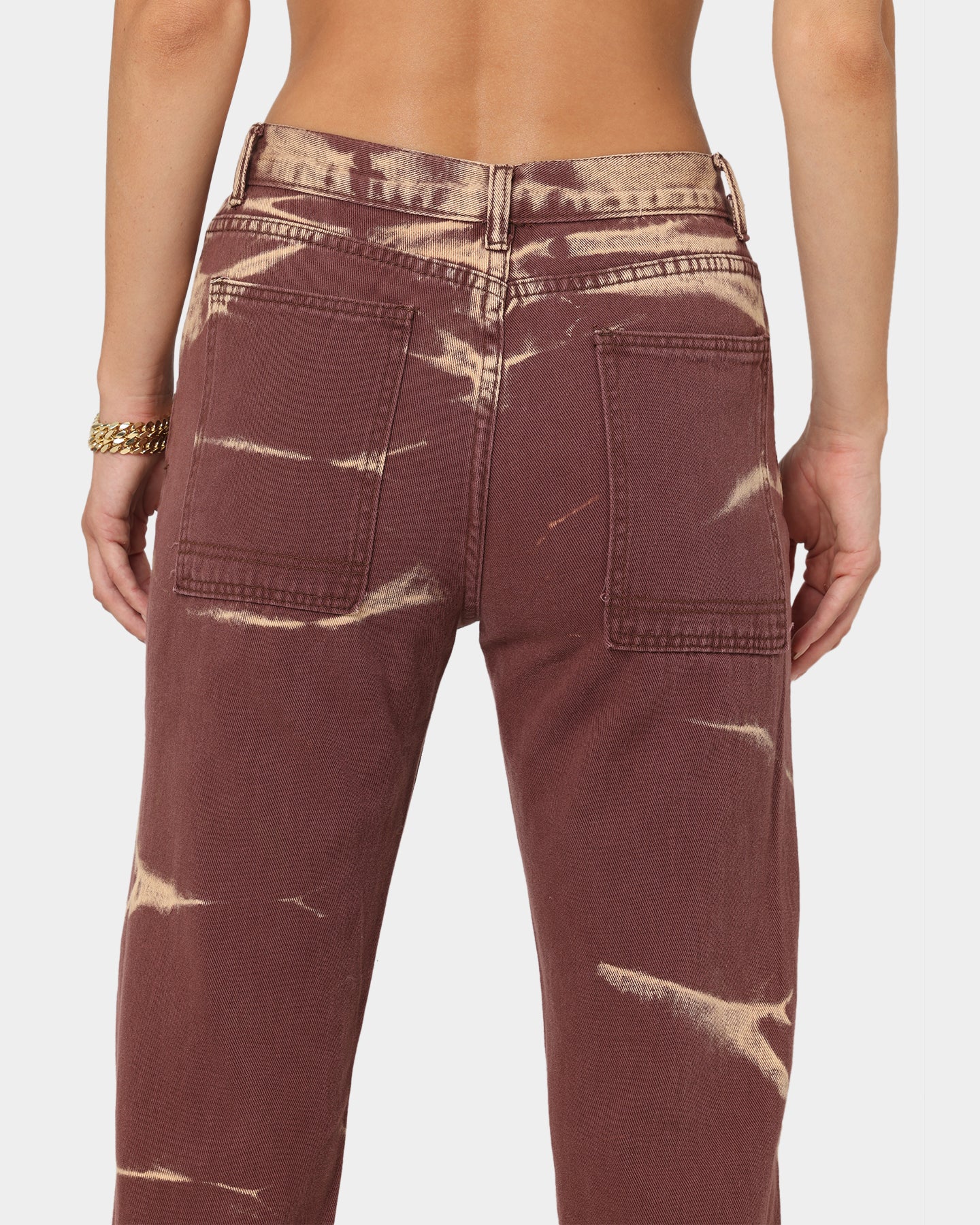 XXIII Women's Xico Tie Dye Jeans Brown