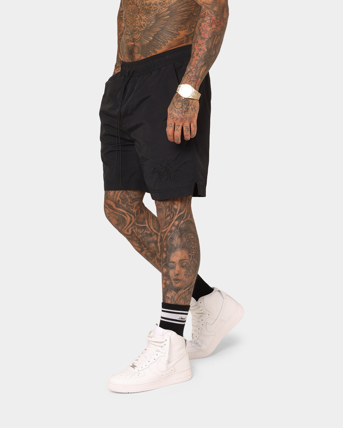 Saint Morta Timeless Beach Shorts Black
