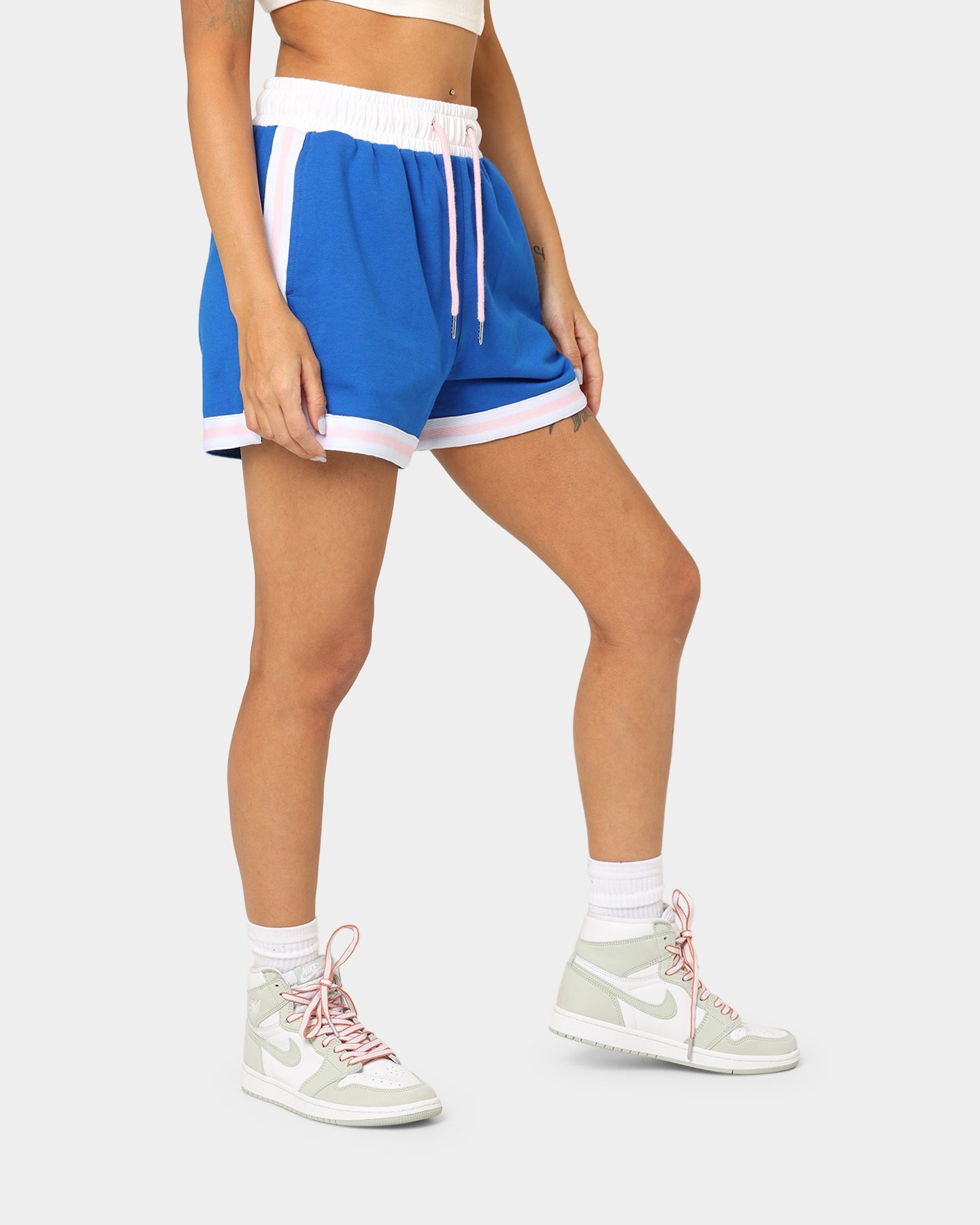 EN ES Women's Zenni Terry Shorts Cobalt Blue