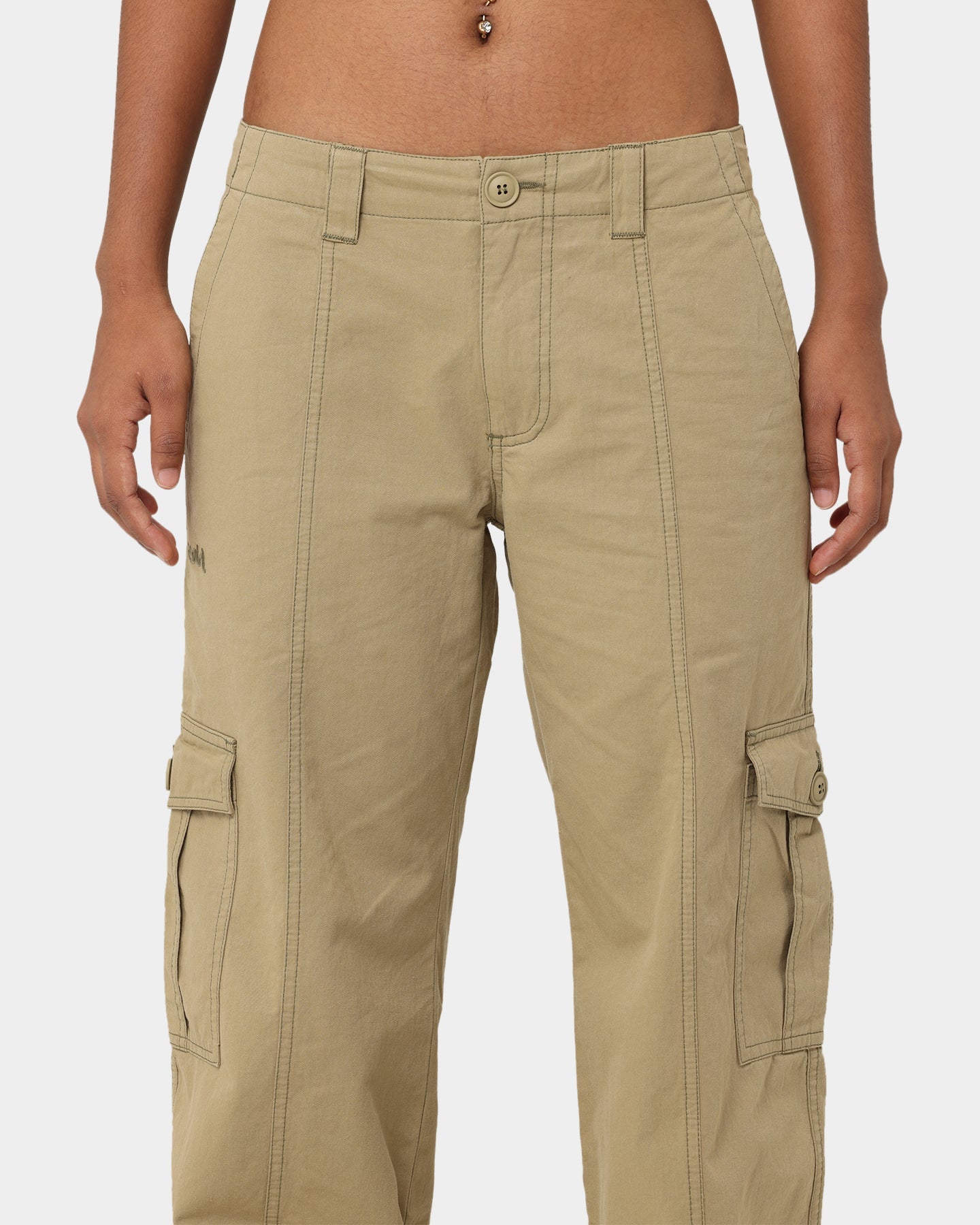 X-Girl Work Cargo Pants Khaki