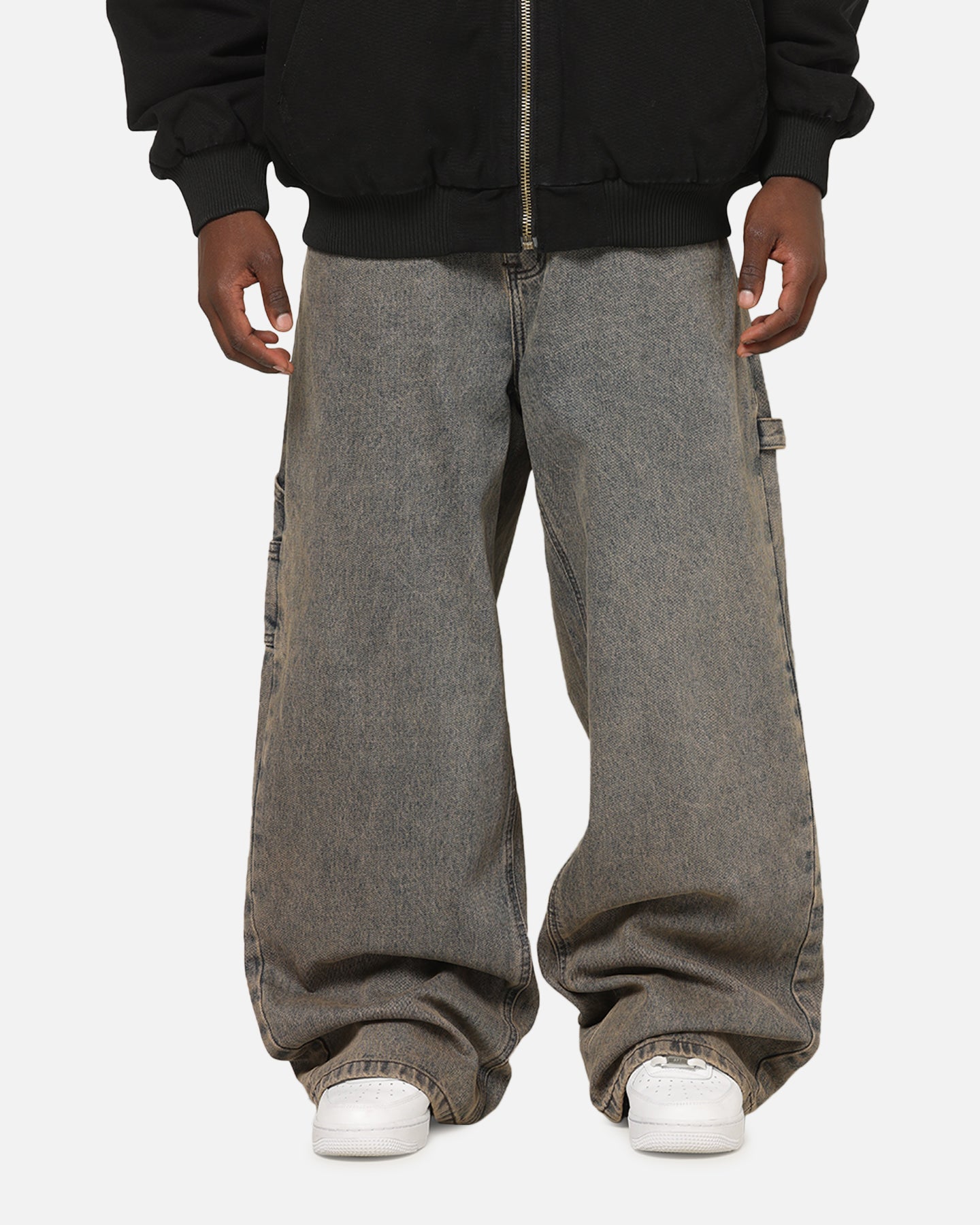 Carre Baggy Carpenter Jeans Washed Grey