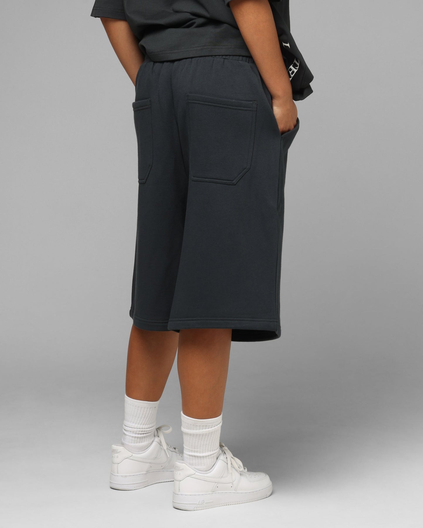Loiter Hybrid Premium Shorts Charcoal