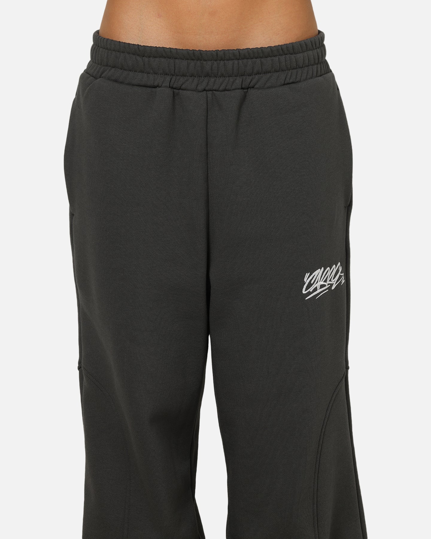 Carre Off Grid Panelled Trackpants Dark Grey