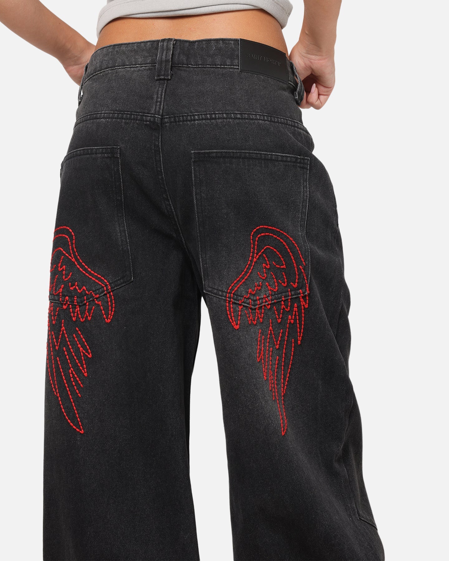 Saint Morta Amplus Revenant Jeans Black Shadow