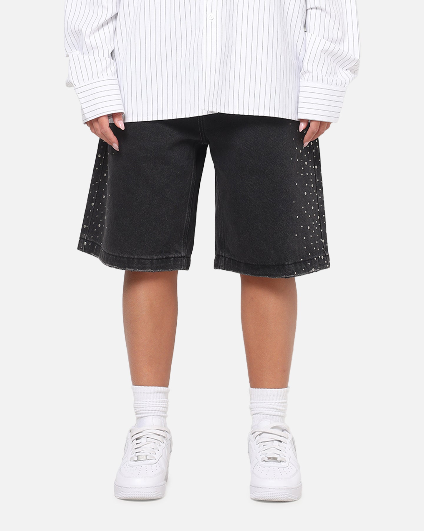 Saint Morta Amplus Divine Riot Jorts Black Shadow