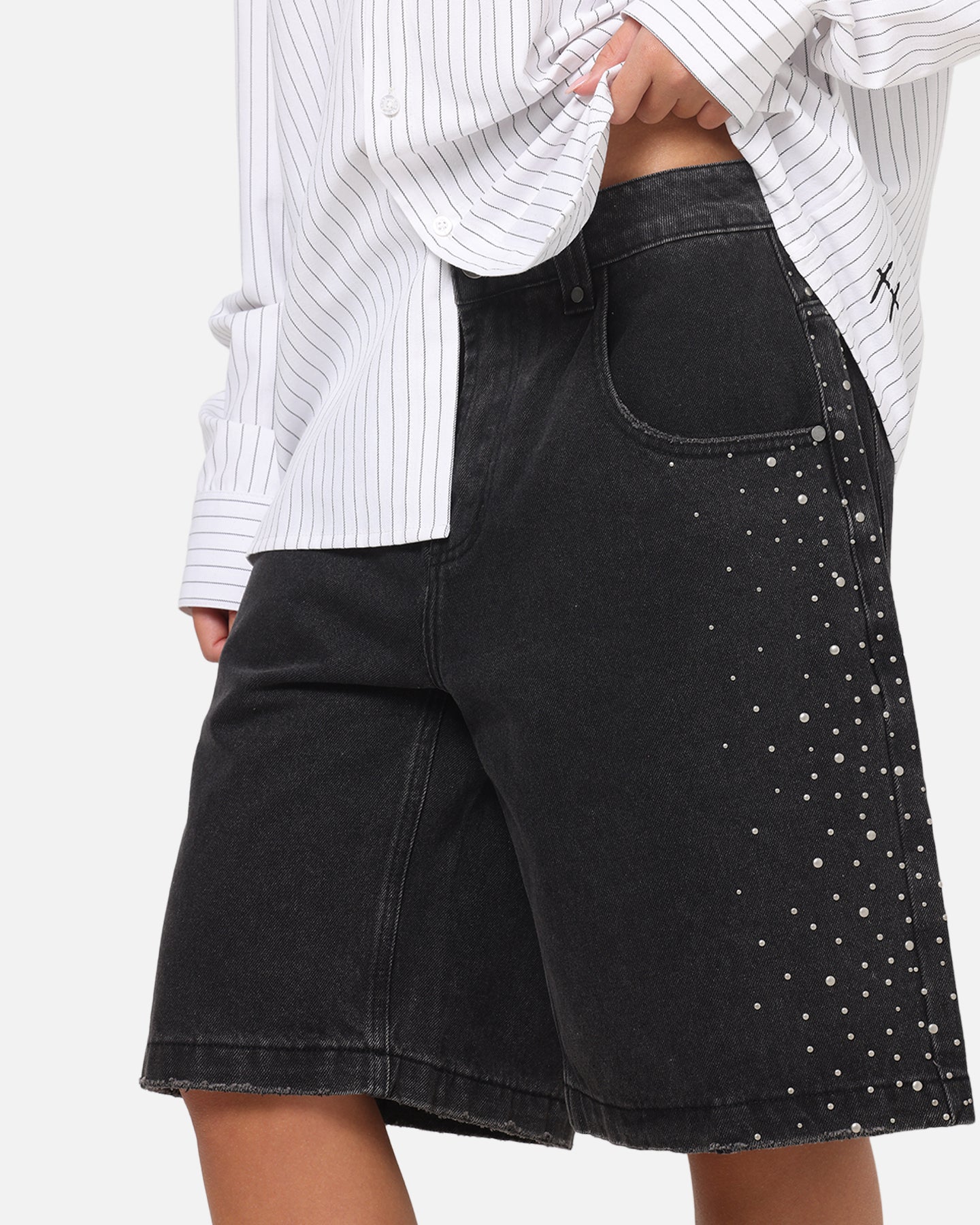 Saint Morta Amplus Divine Riot Jorts Black Shadow