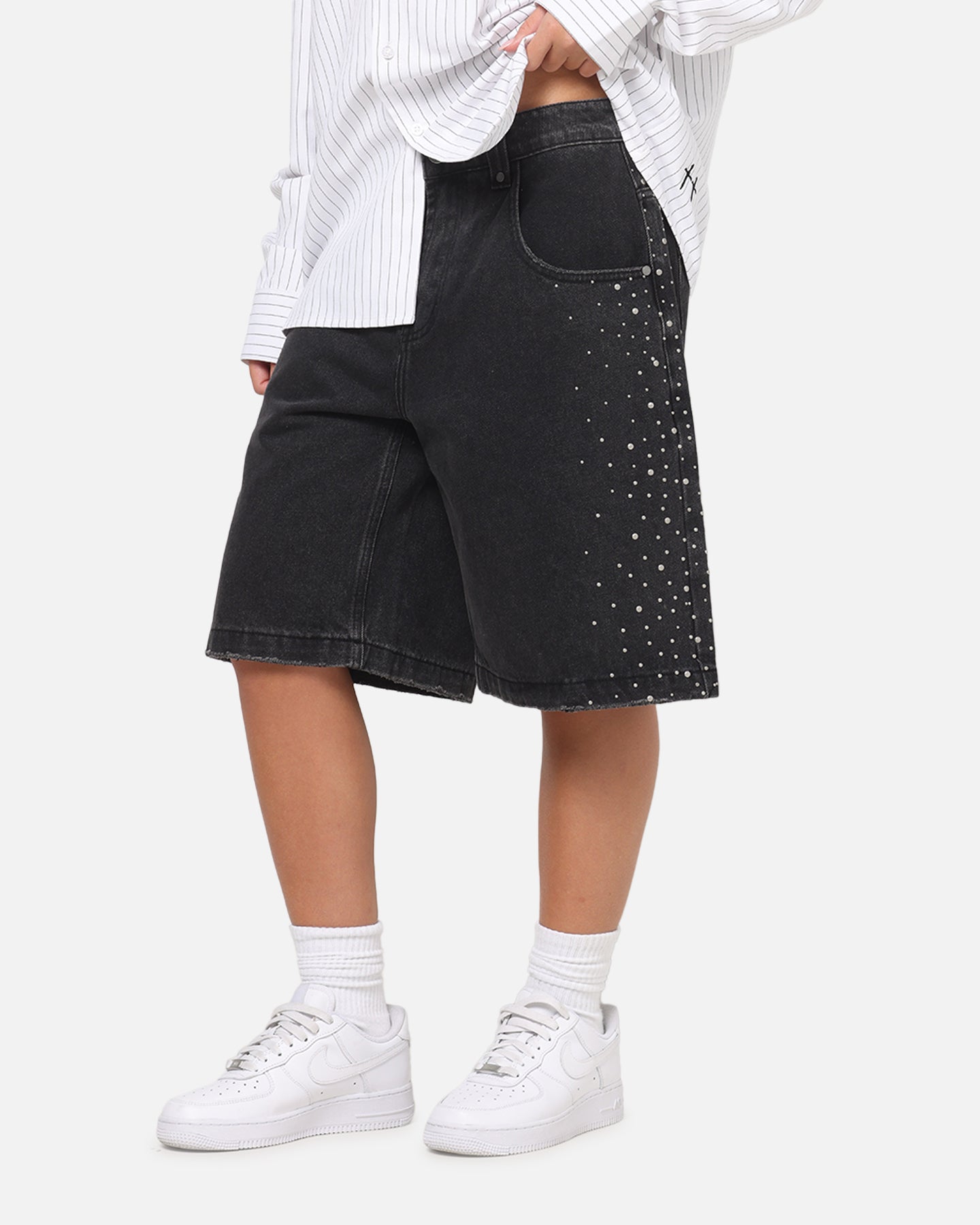 Saint Morta Amplus Divine Riot Jorts Black Shadow