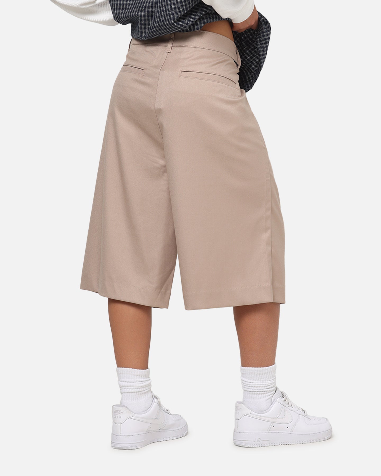 Carre Heritage Pleated Shorts Tan