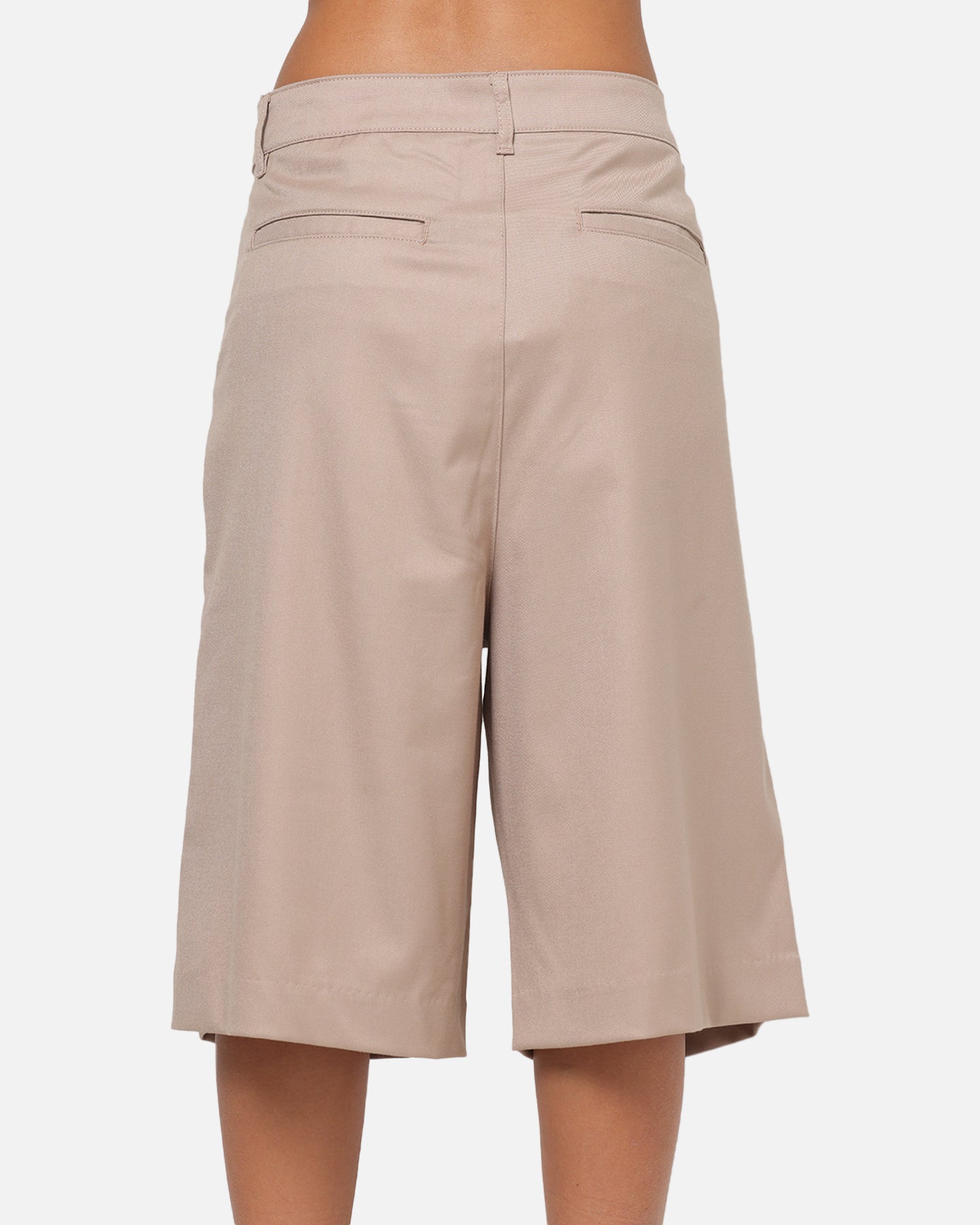 Carre Heritage Pleated Shorts Tan