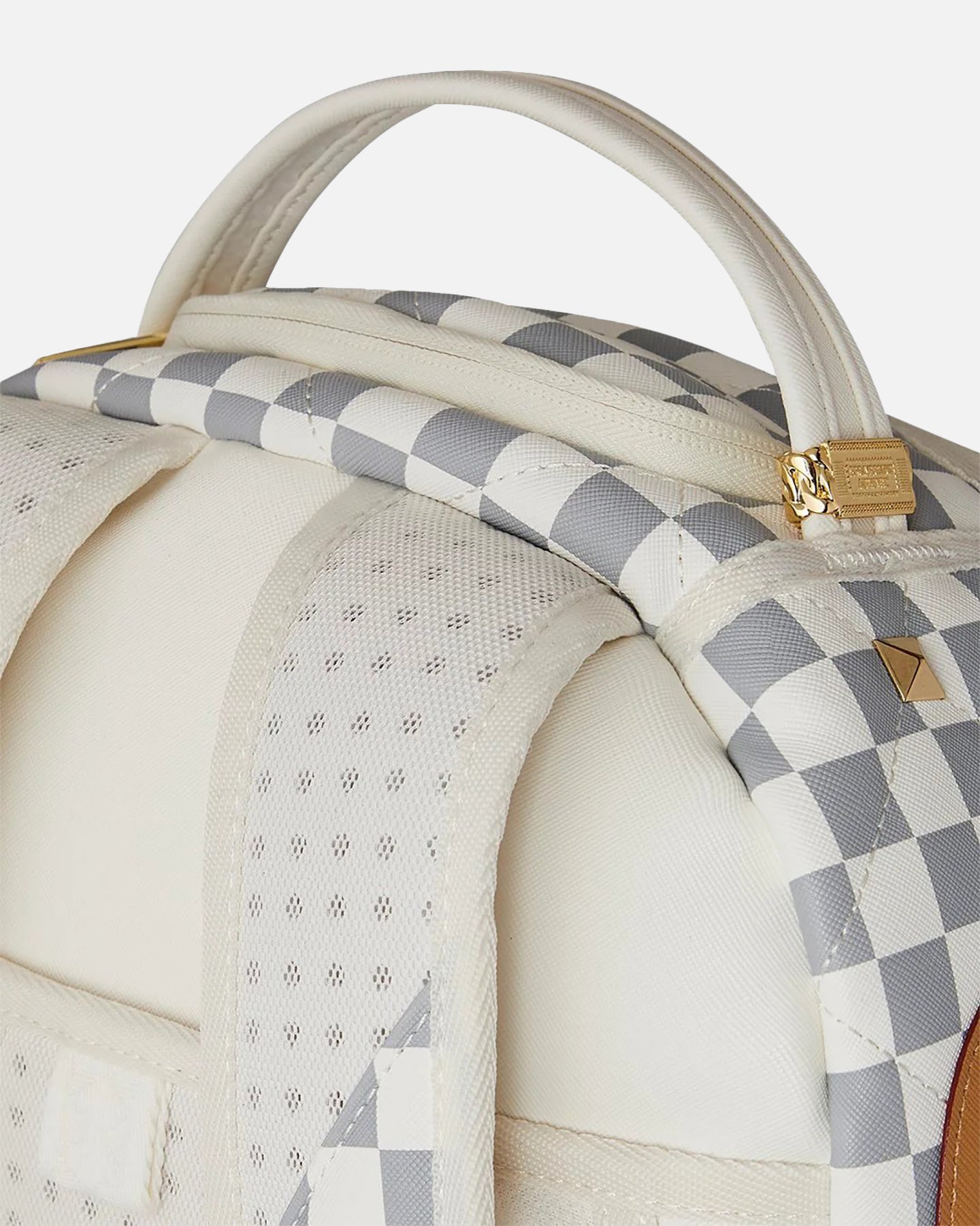 Sprayground Cream Henny Quilted Puff Backpack Multi