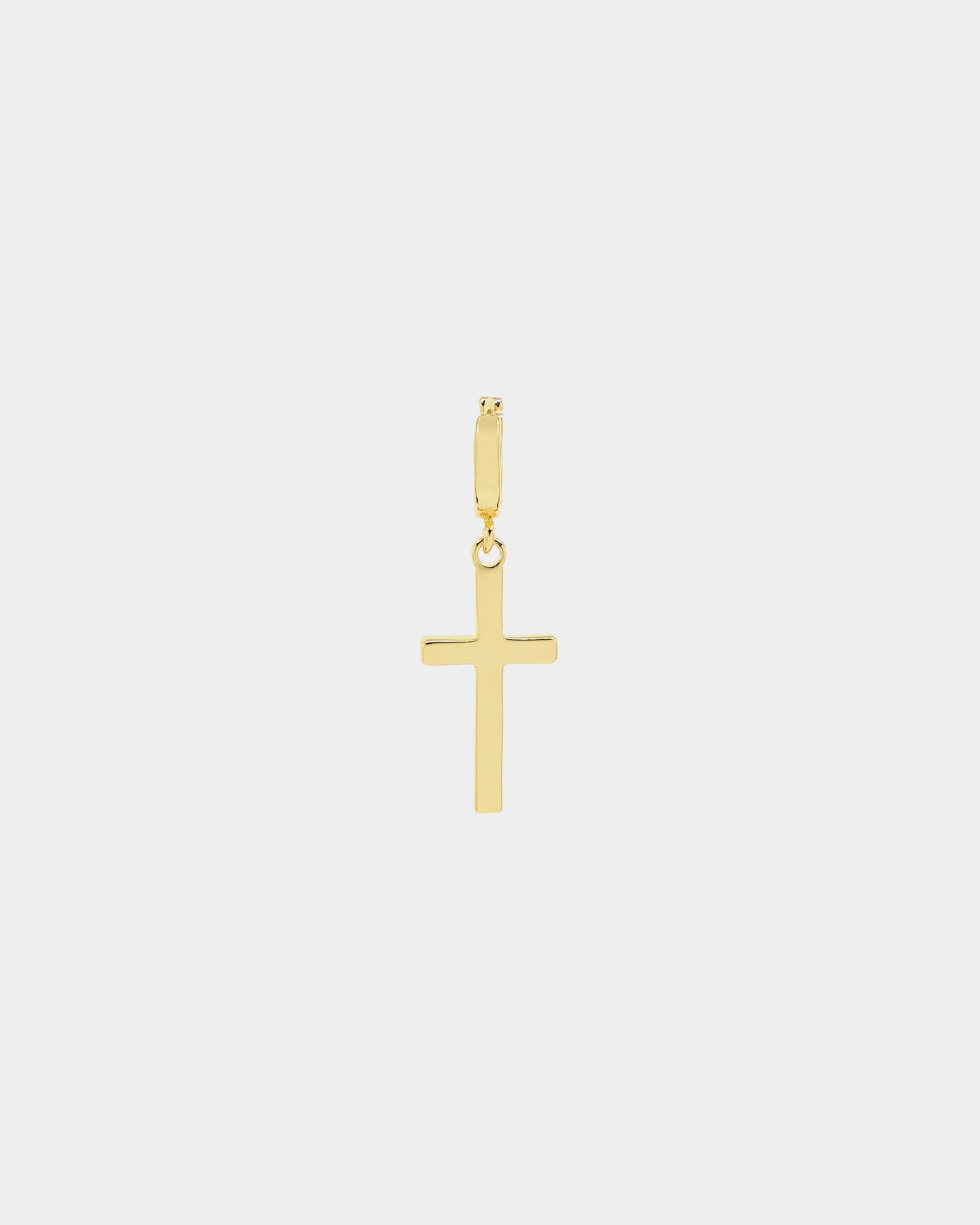 NXS Cross Earring Gold