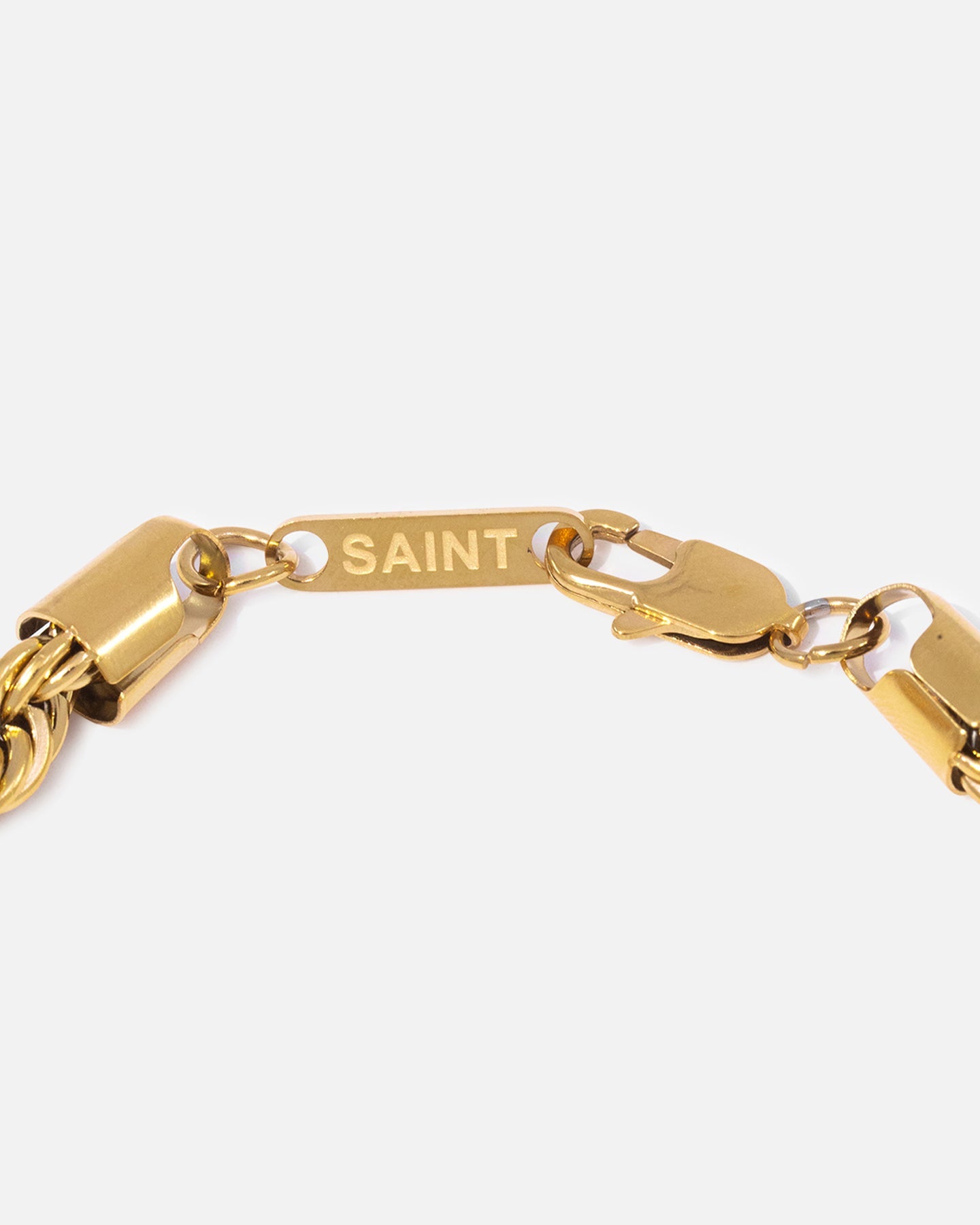 Saint Morta 8mm Rope Chain Bracelet Gold