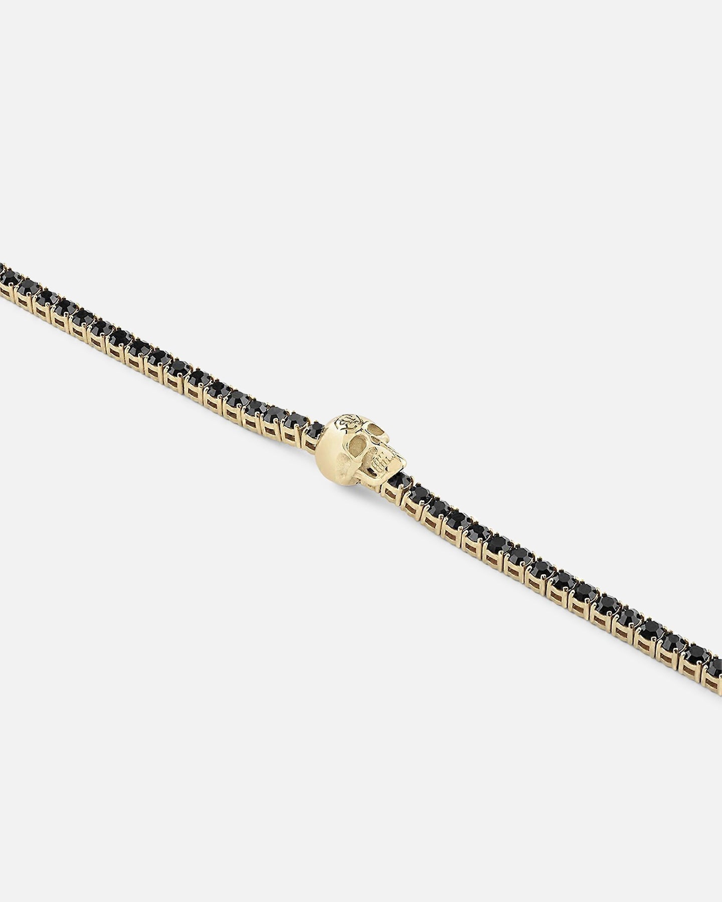 Philipp Plein Plein Tennis Royal Black Crystal Bracelet Gold