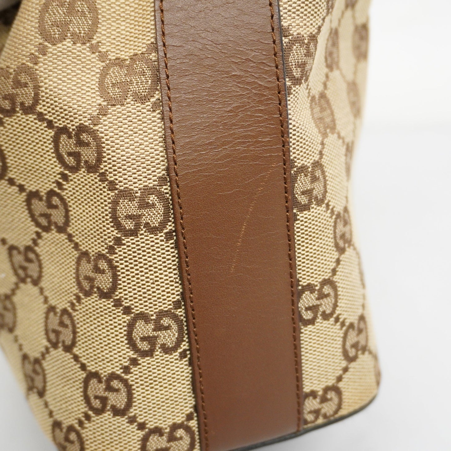 GUCCI  Shoulder Bag 001 3814 GG Canvas,Leather Shoulder Bag Beige,Brown