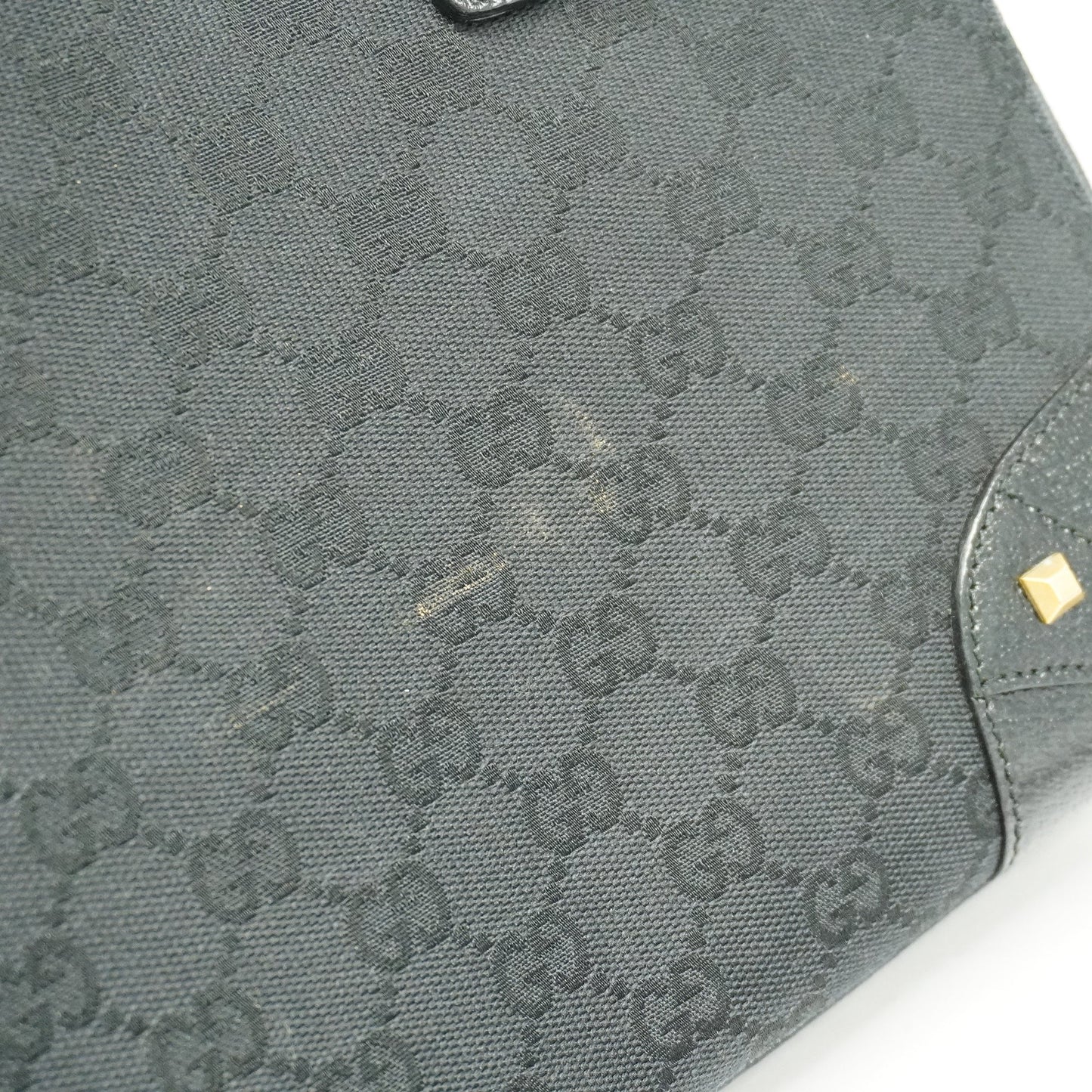 GUCCI  GG Canvas Handbag 120895 Women's Black