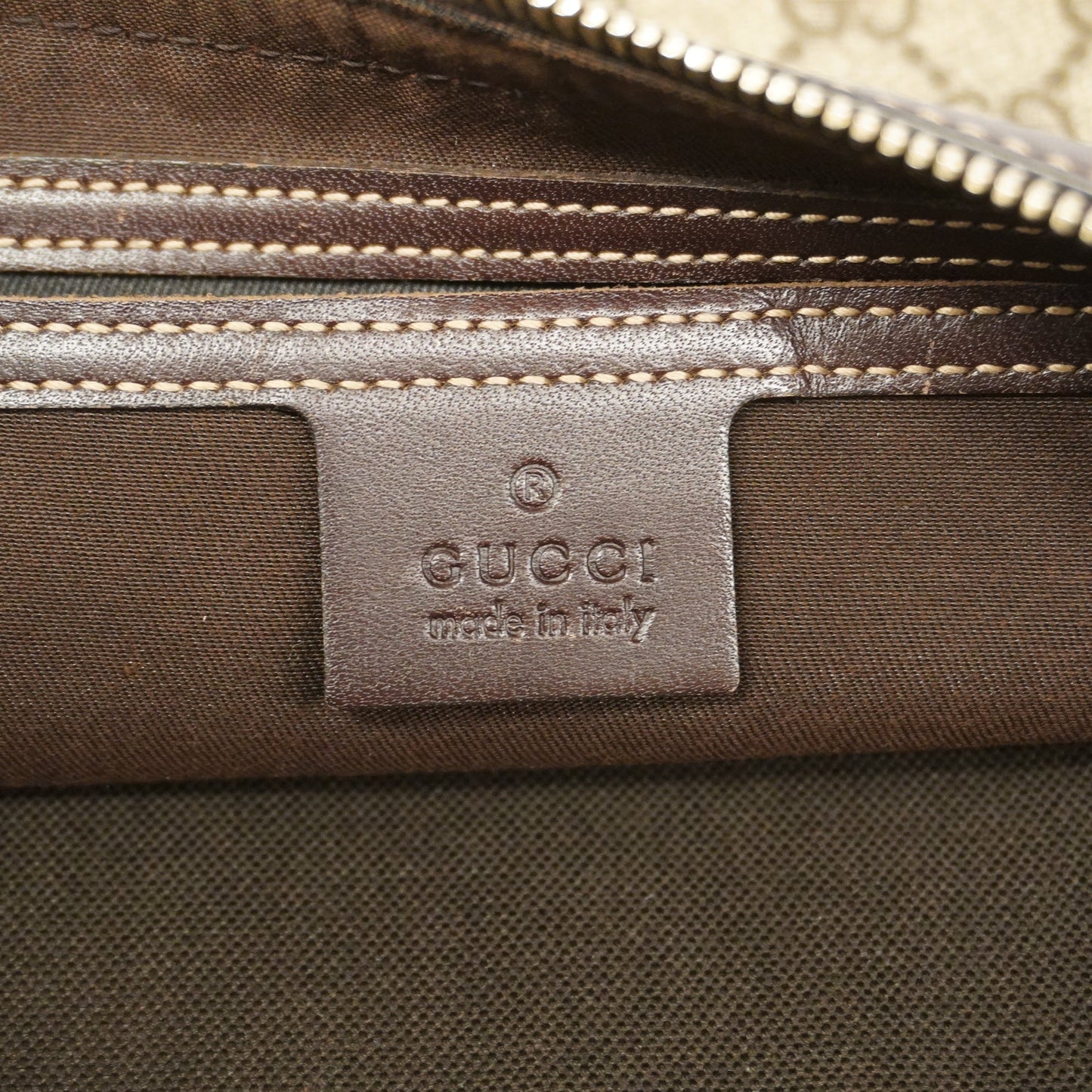 GUCCI  Body Bag 211110 Men's GG Supreme Sling Bag Beige,Brown