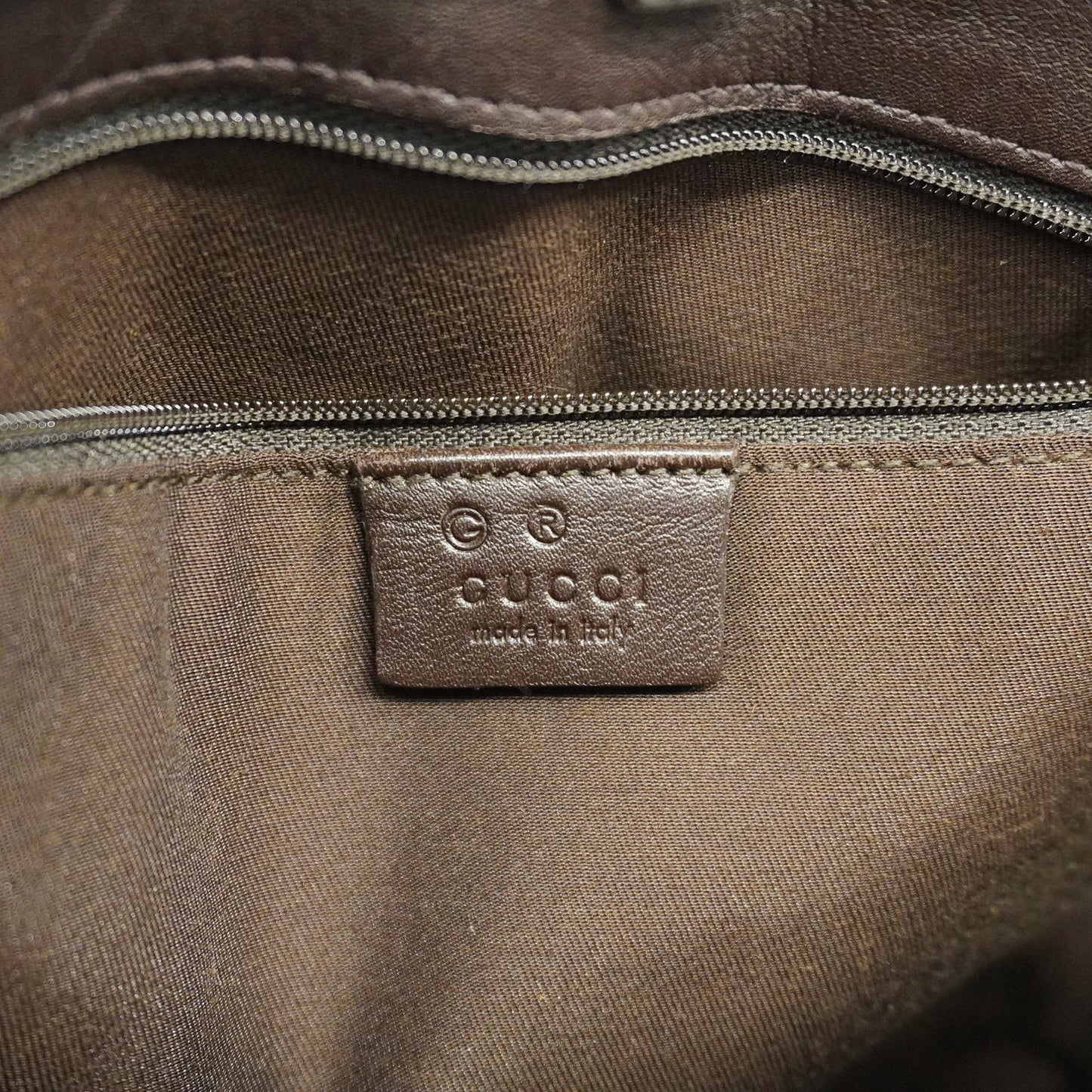 GUCCI  GG Canvas Shoulder Bag 143745 Women's Shoulder Bag Brown