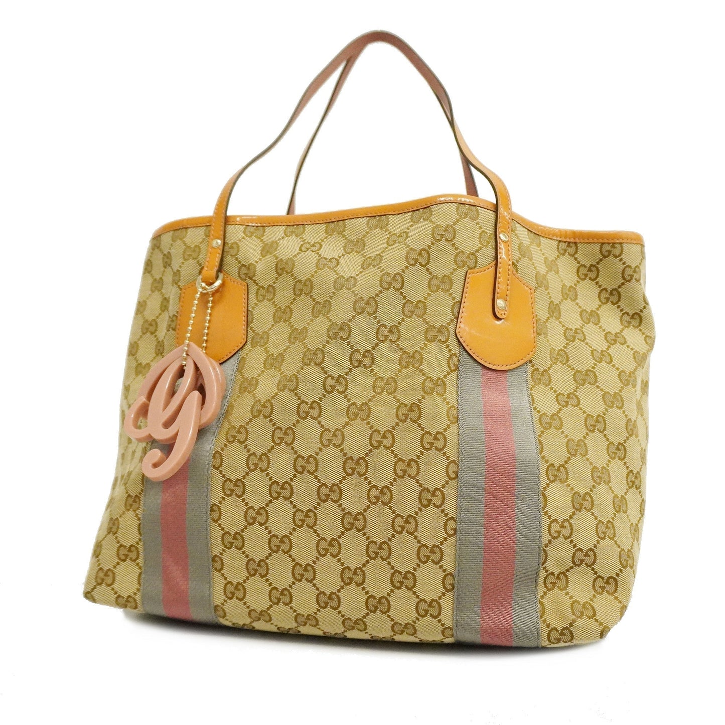 GUCCI  Tote Bag 211970 Women's GG Canvas Tote Bag Beige