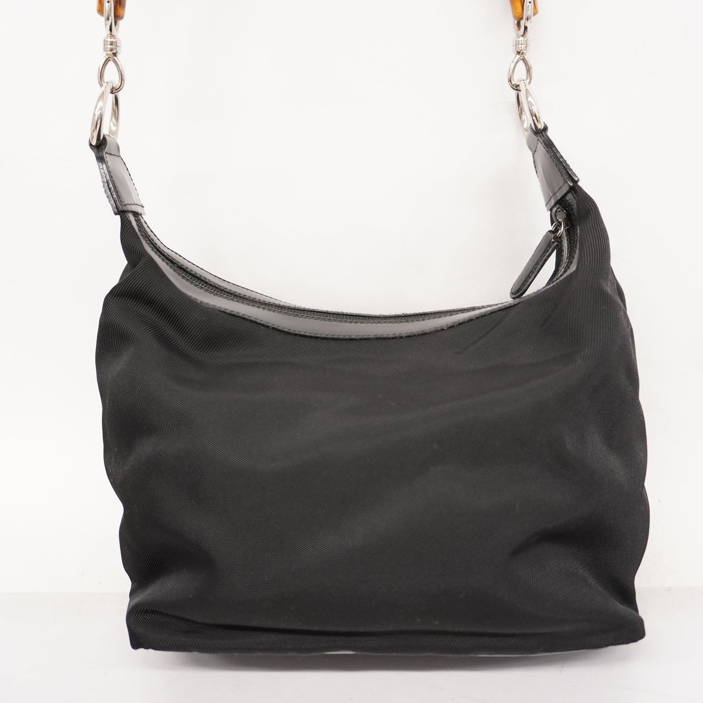 GUCCI  Bamboo Handbag 000 0531 Women's Nylon Black