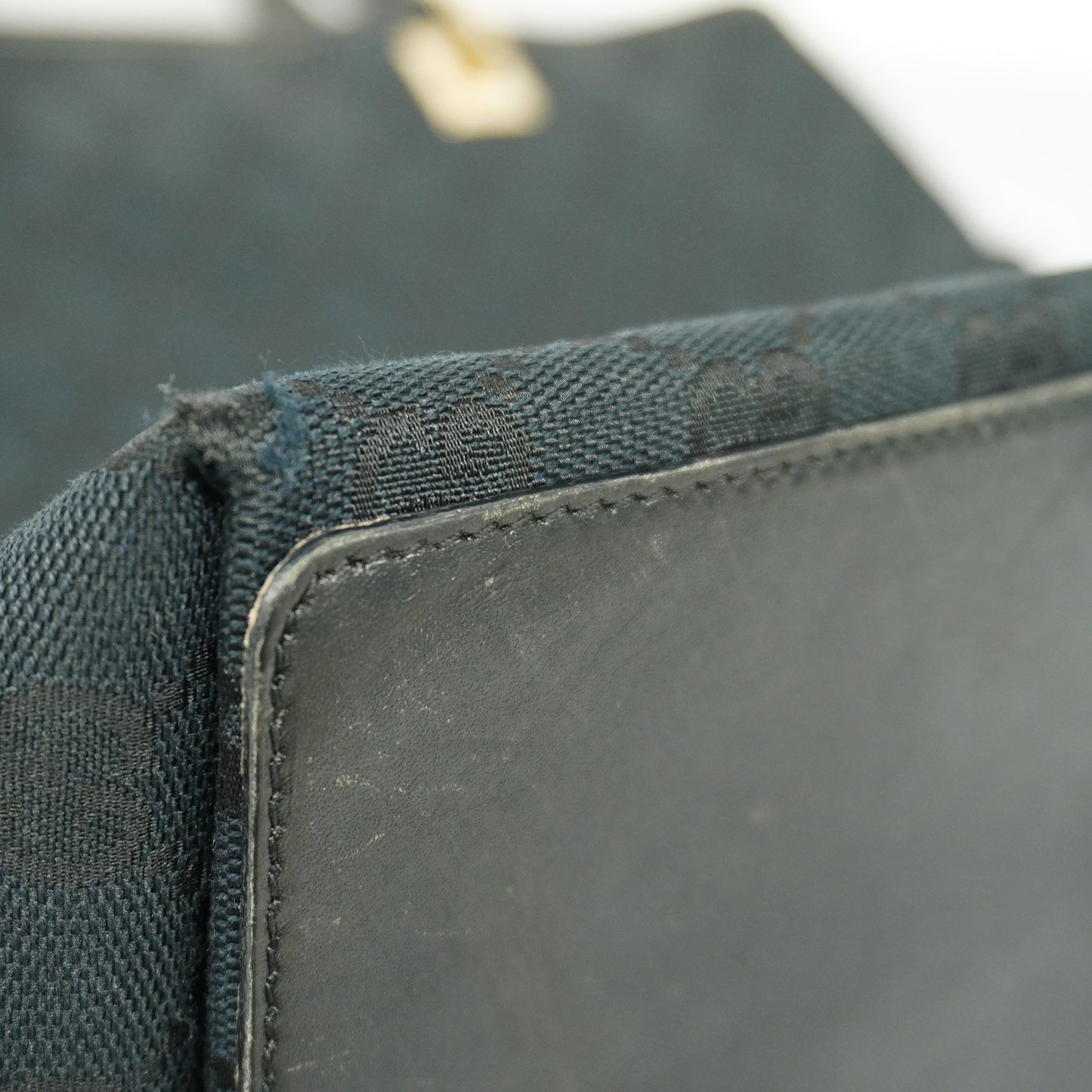 GUCCI  GG Canvas 002 1098 Women's Tote Bag Black