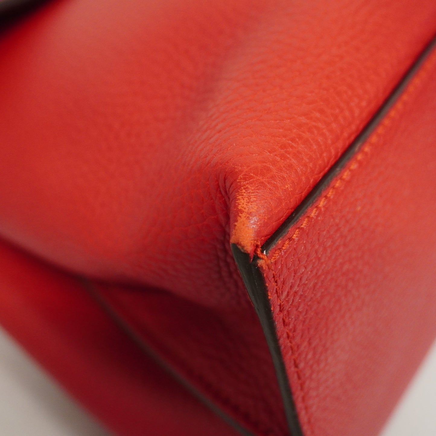 Gucci  Bamboo 2way Bag 392013 Women's Leather Handbag,Shoulder Bag Red Color