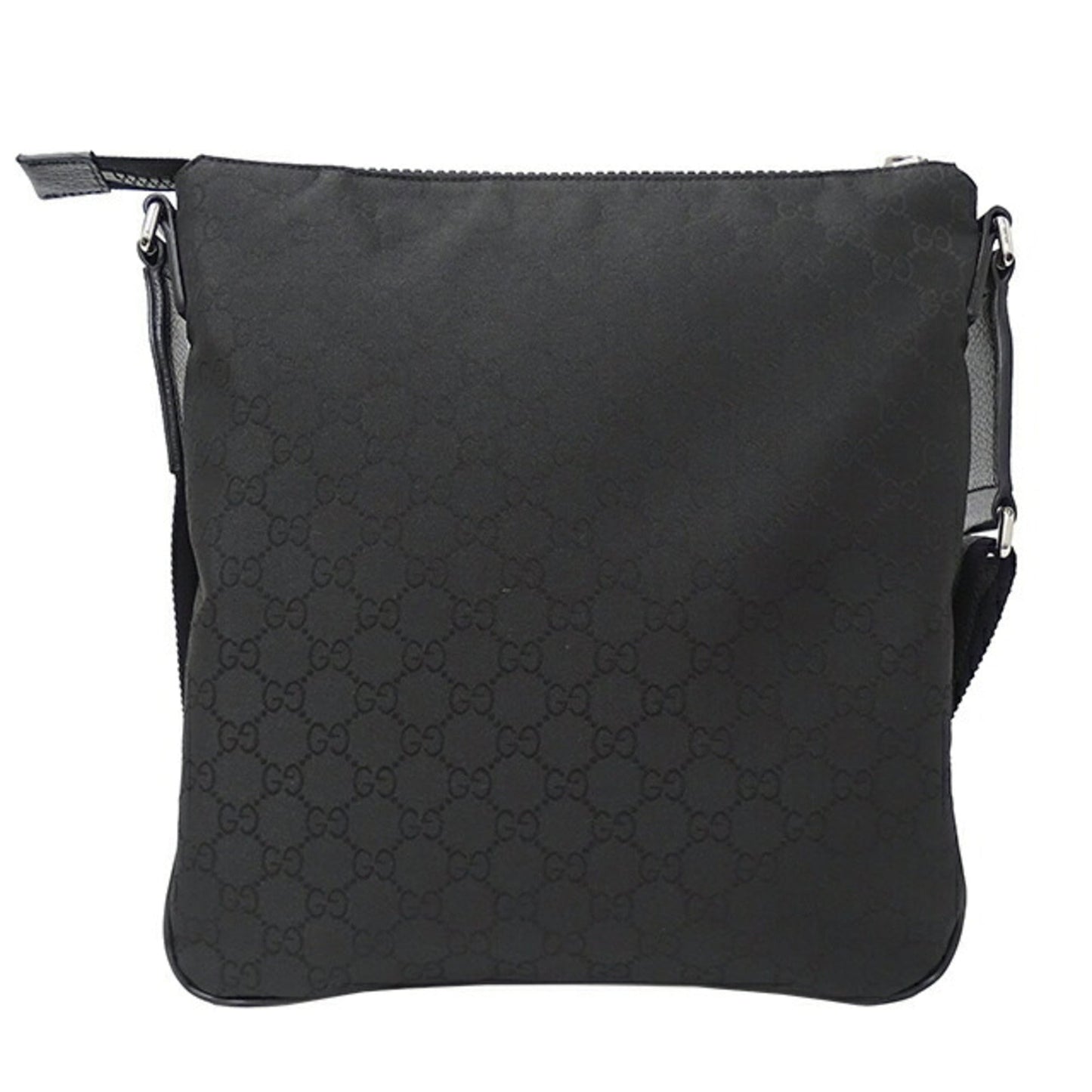 GUCCI bag men's shoulder nylon black 449184