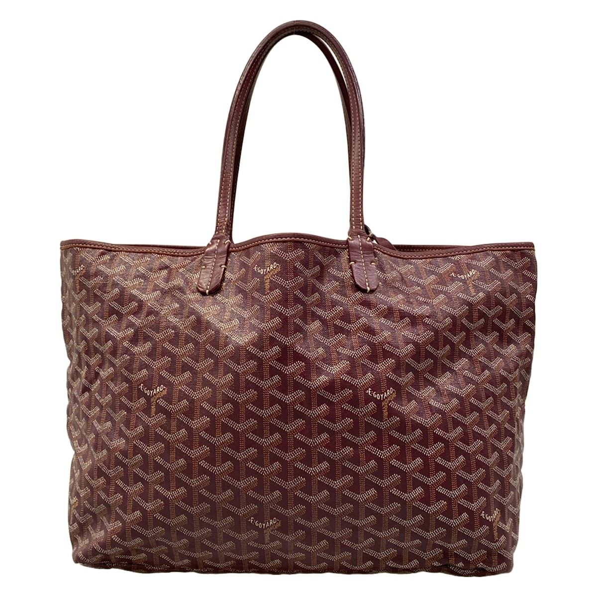 Goyard Tote Saint Louis PM Bordeaux Leather