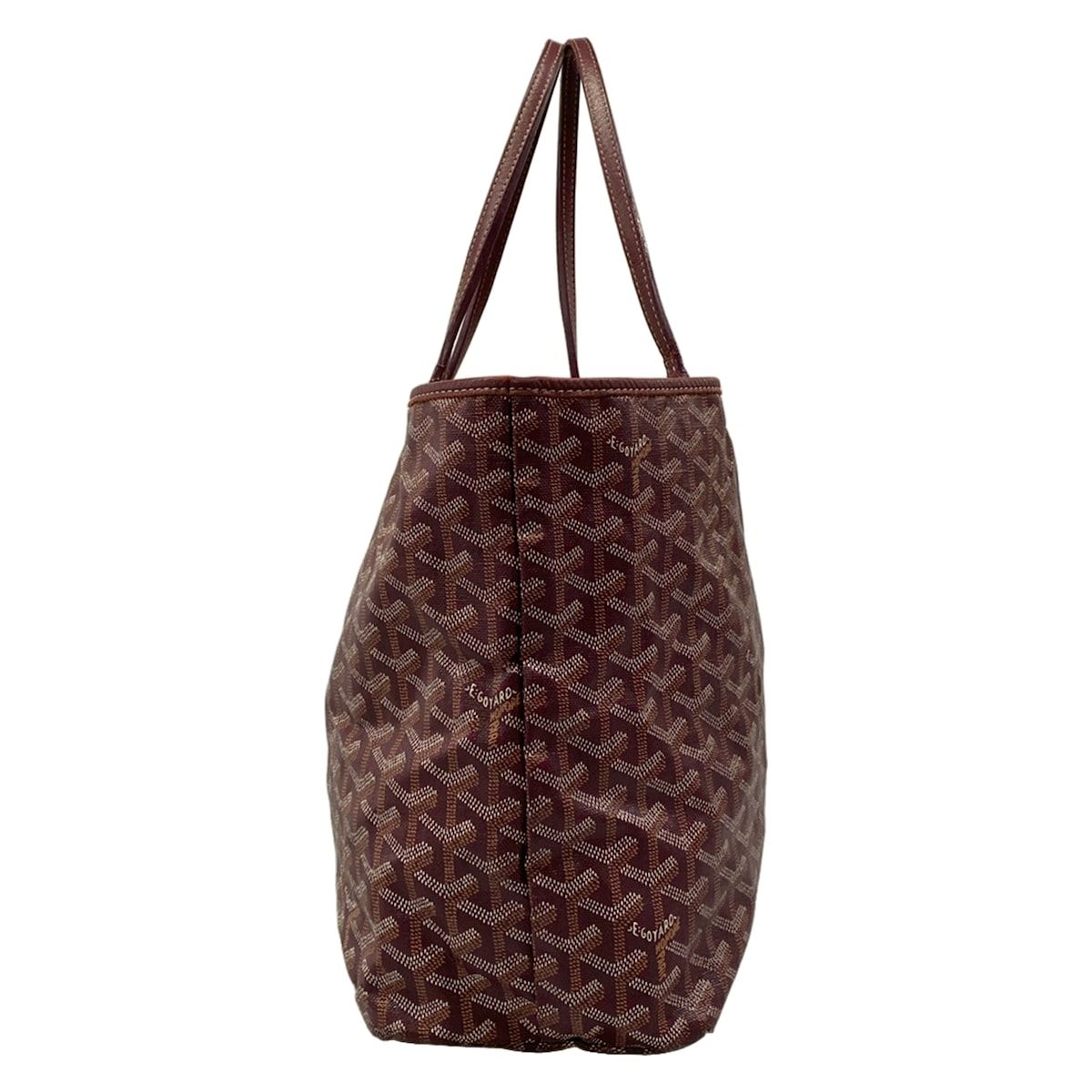 Goyard Tote Saint Louis PM Bordeaux Leather