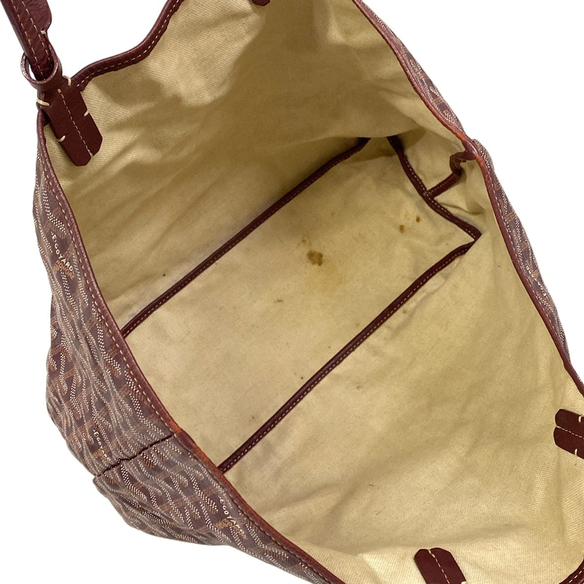 Goyard Tote Saint Louis PM Bordeaux Leather