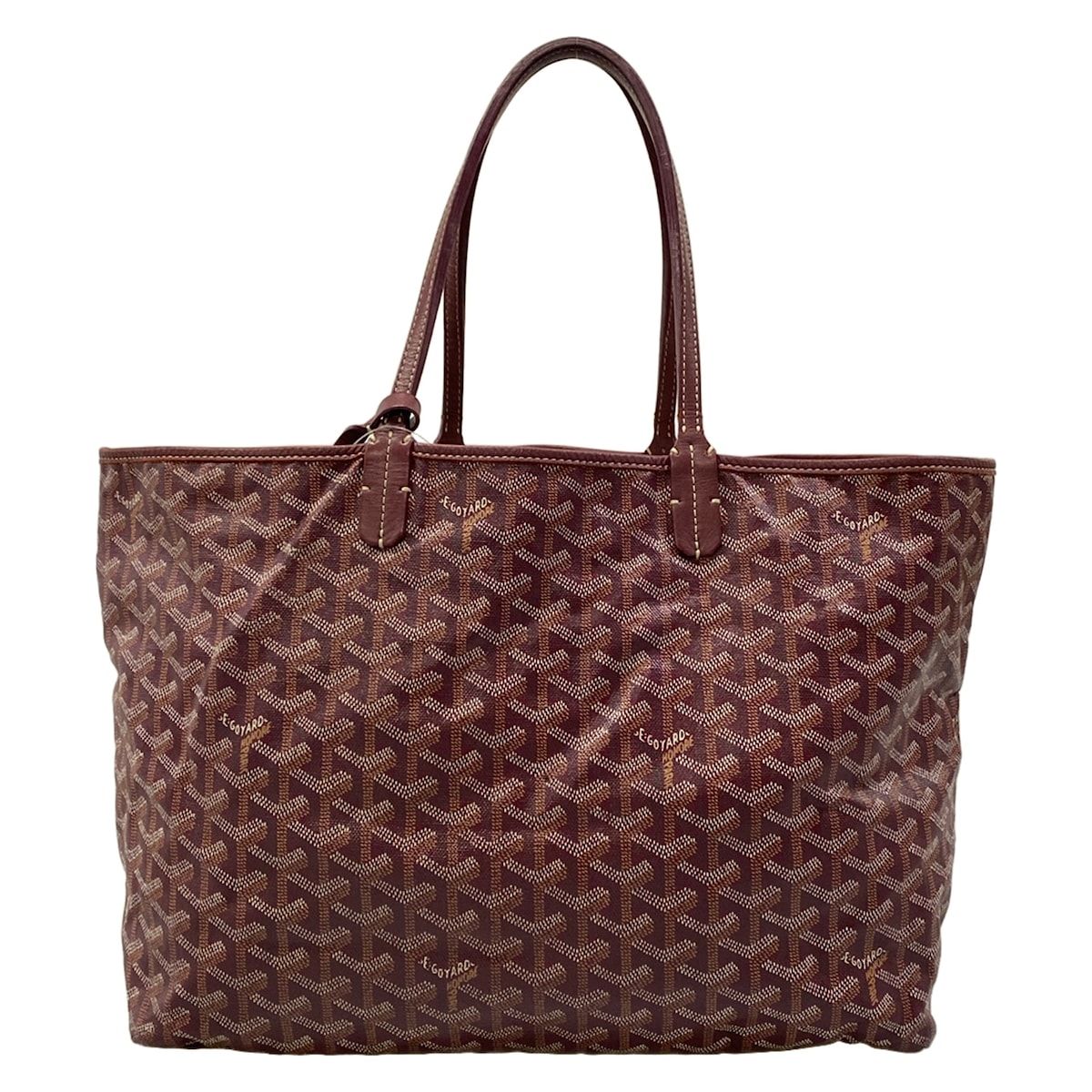 Goyard Tote Saint Louis PM Bordeaux Leather
