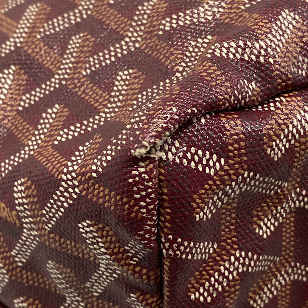 Goyard Tote Saint Louis PM Bordeaux Leather