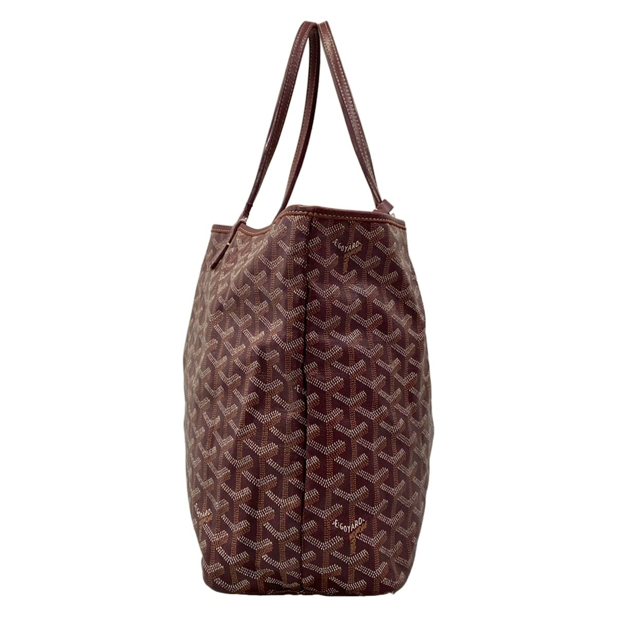 Goyard Tote Saint Louis PM Bordeaux Leather