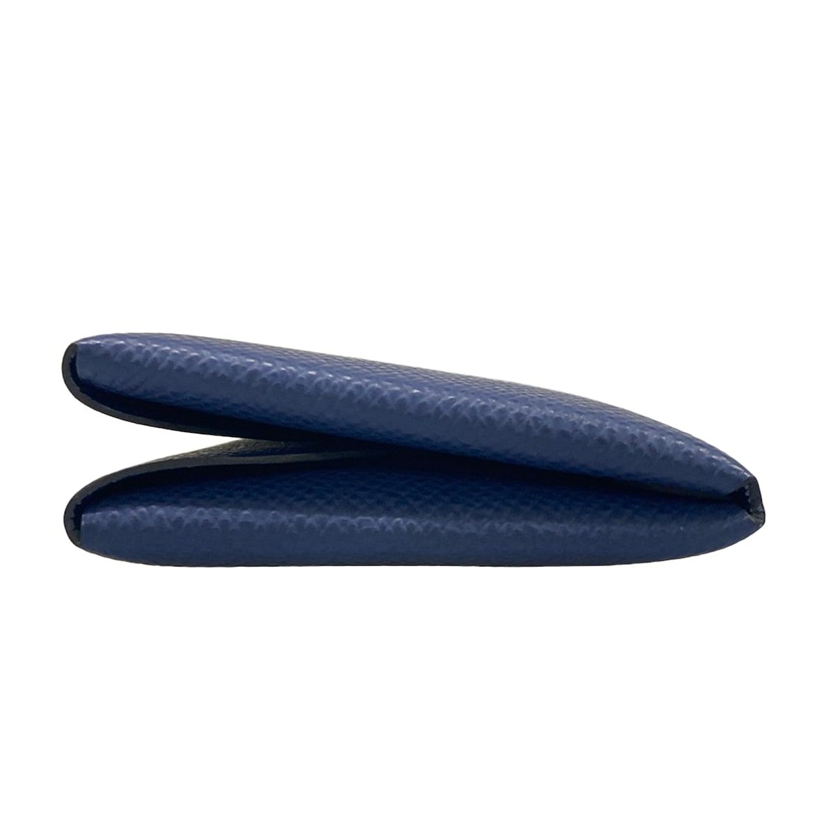 Hermes Coin Case Calvi Duo Blue Abyss Silver