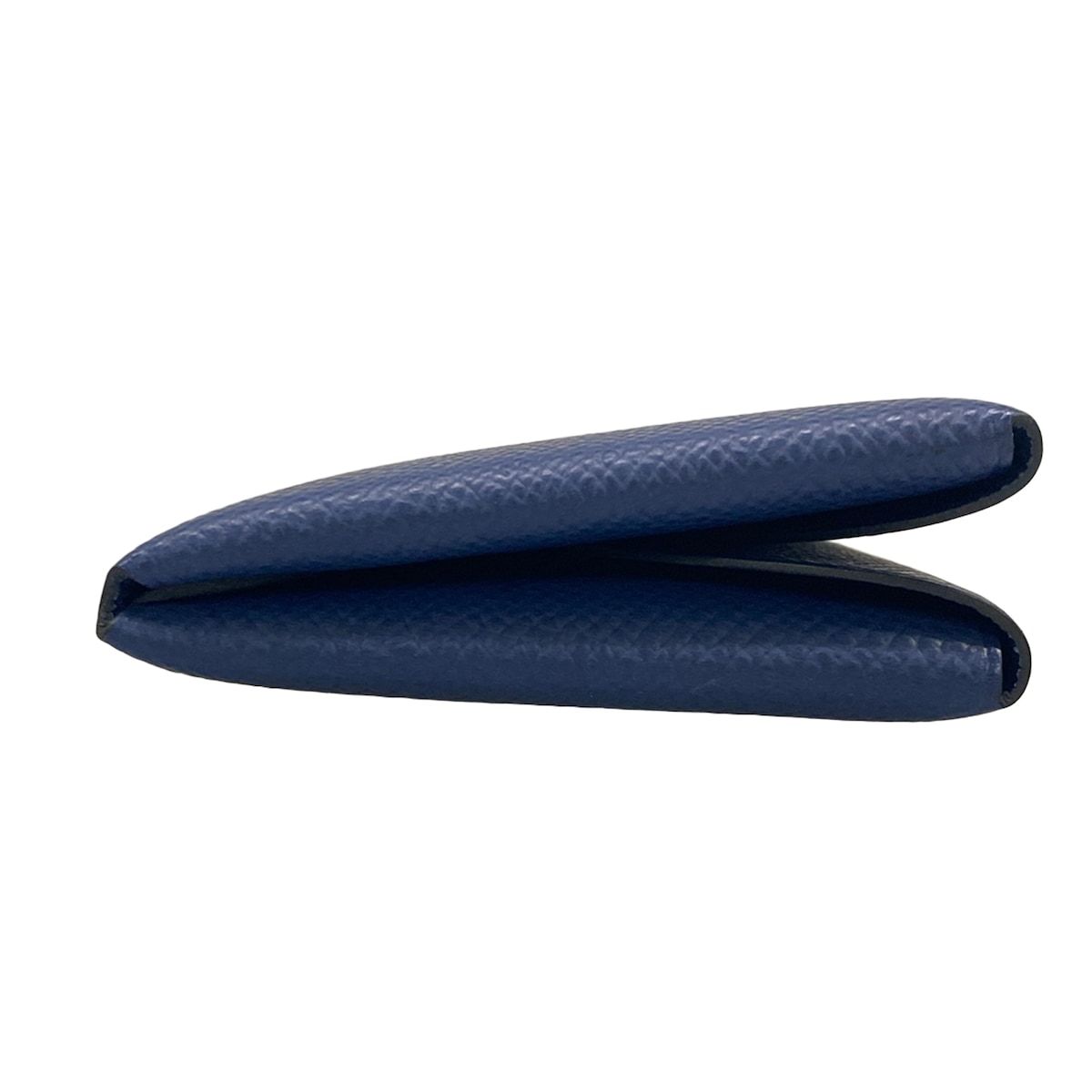 Hermes Coin Case Calvi Duo Blue Abyss Silver