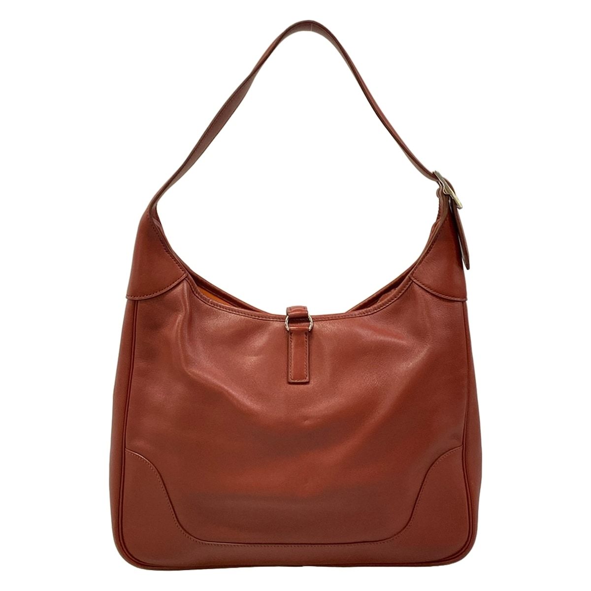 Hermes Shoulder Bag Trim 35 Brick Silver
