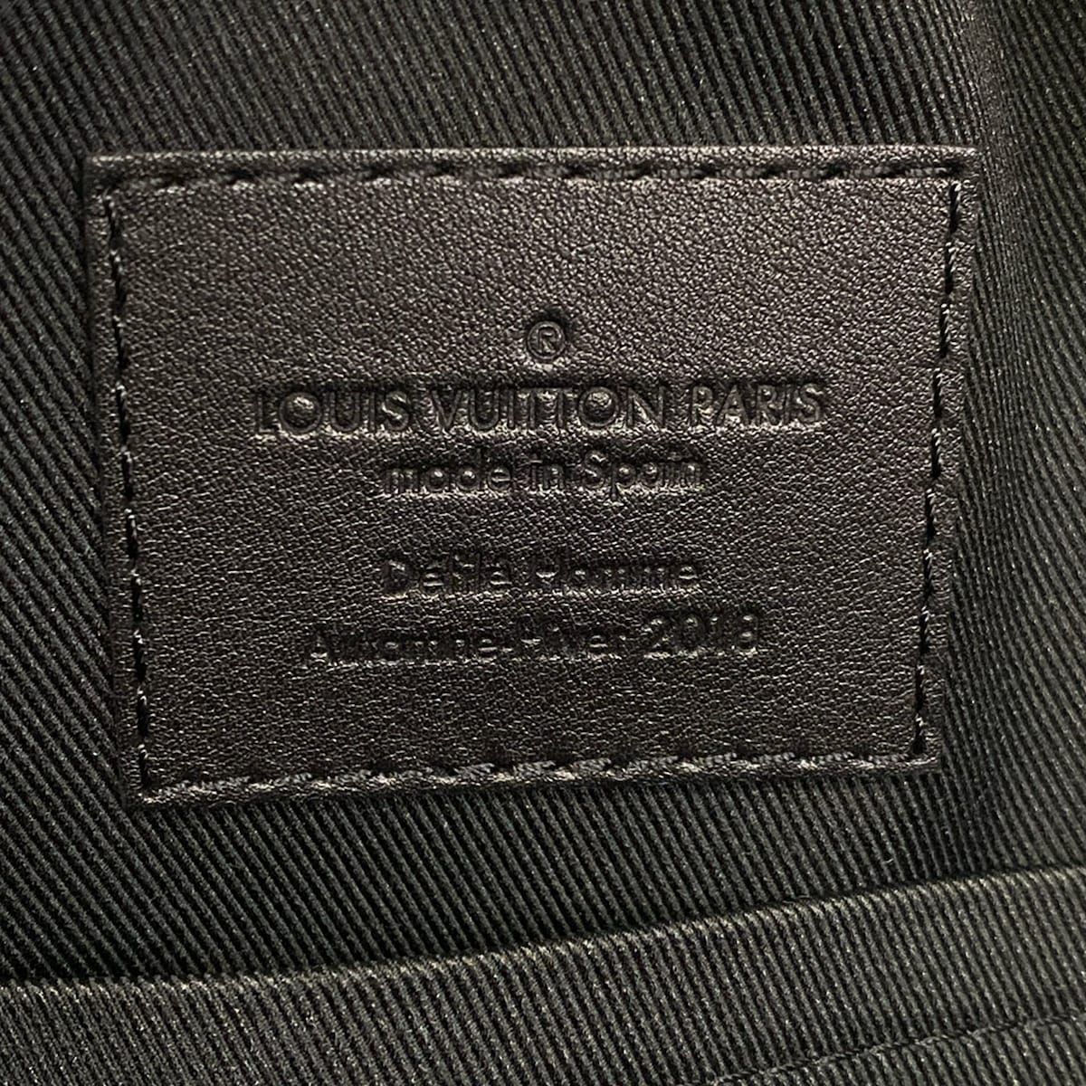 Louis Vuitton Shoulder Bag Dark Infini Tee Messenger PM Noir Leather