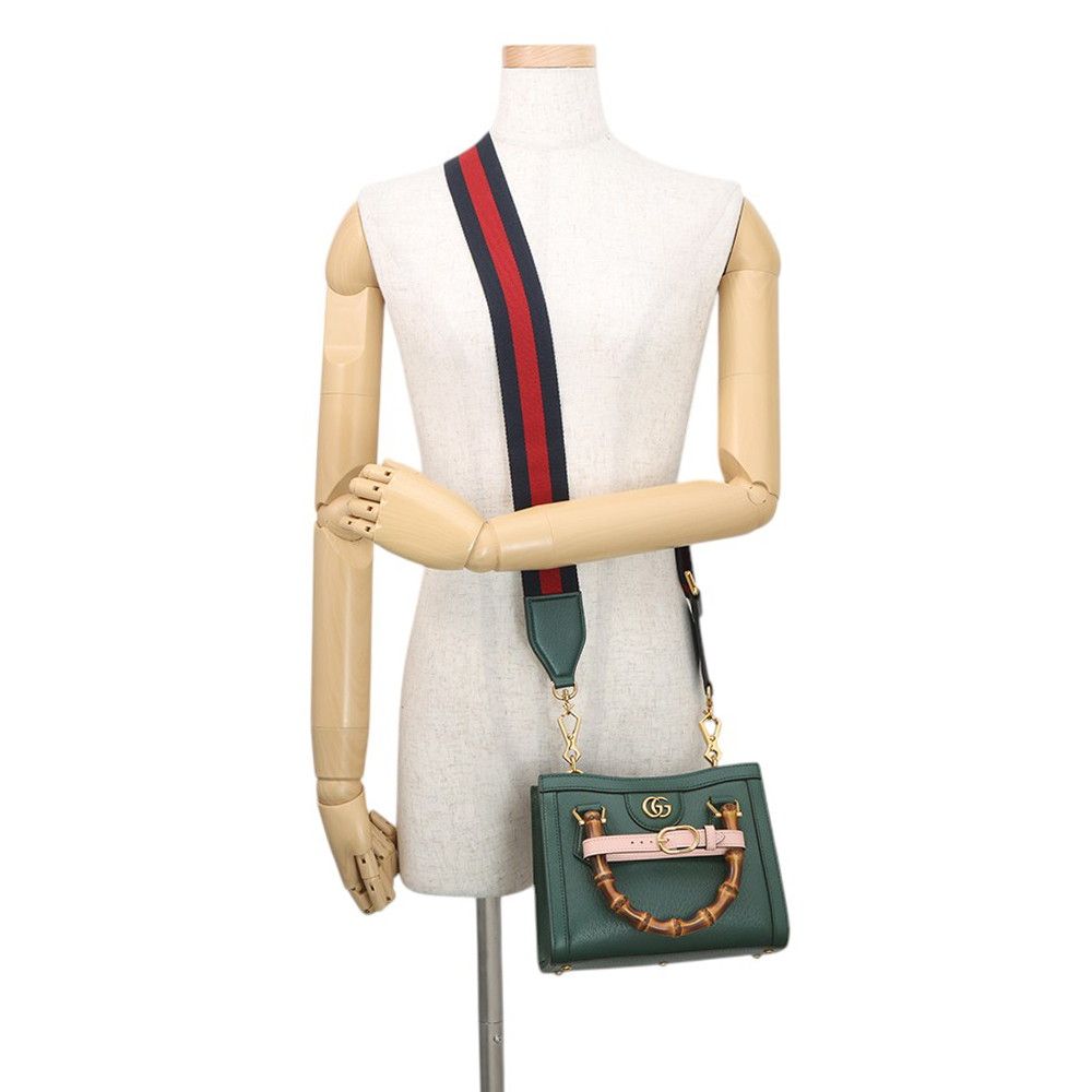 Gucci Handbag Diana Mini Tote Bamboo Leather 2-Way
