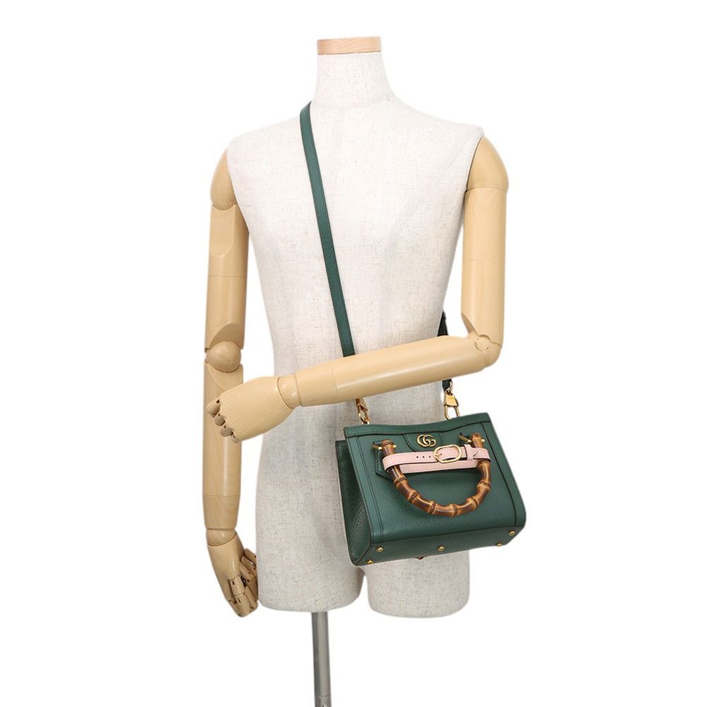 Gucci Handbag Diana Mini Tote Bamboo Leather 2-Way