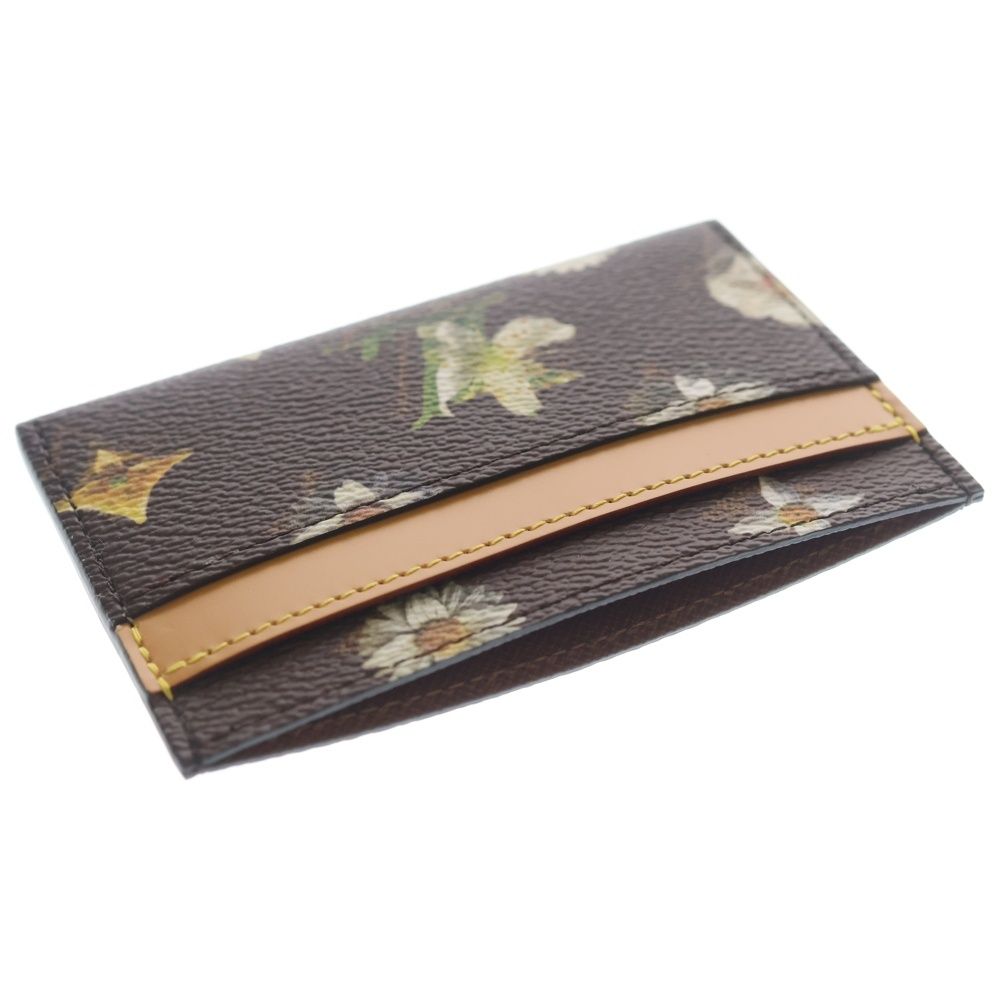 Louis Vuitton Monogram Card Holder Double Case Business Brown