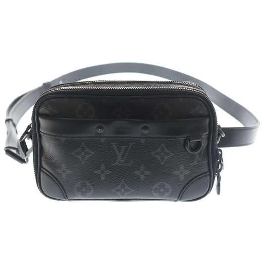 Louis Vuitton Monogram Eclipse Wearable Wallet Mini Shoulder Bag Black Leather