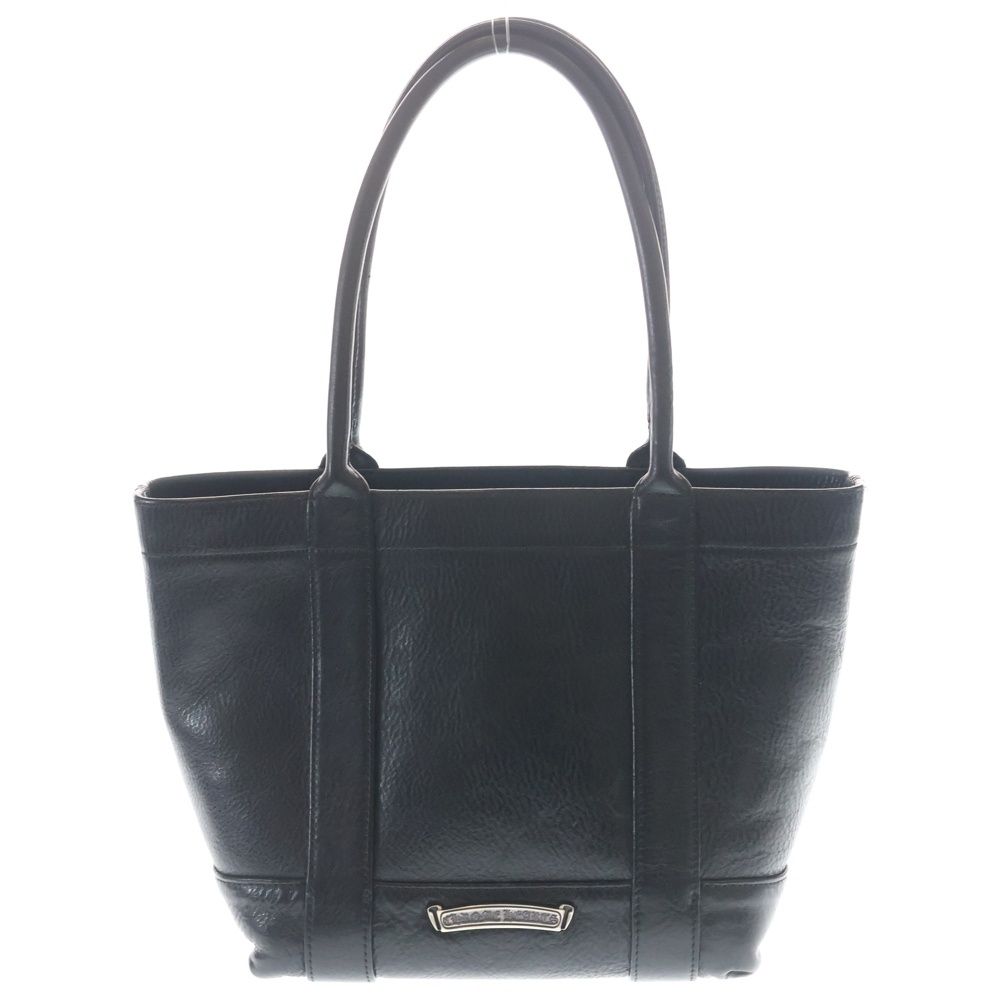 Chrome Hearts Tote Mini Leather Handbag Black
