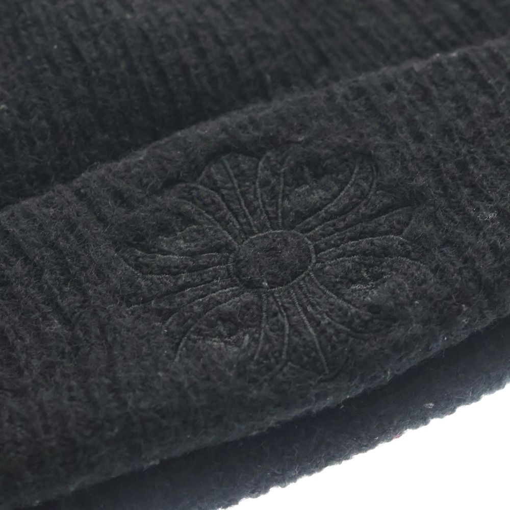 Chrome Hearts Wool Watch Cap CH Plus Embroidery Cap Knit Hat Black