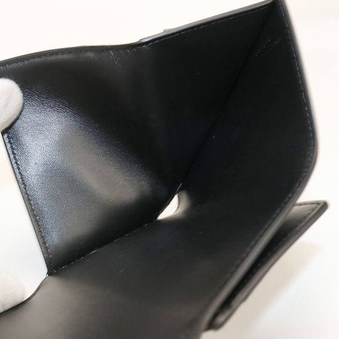 Celine Compact Wallet Triomphe Trifold Leather