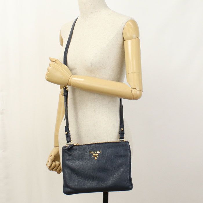 Prada Crossbody Shoulder Bag Leather